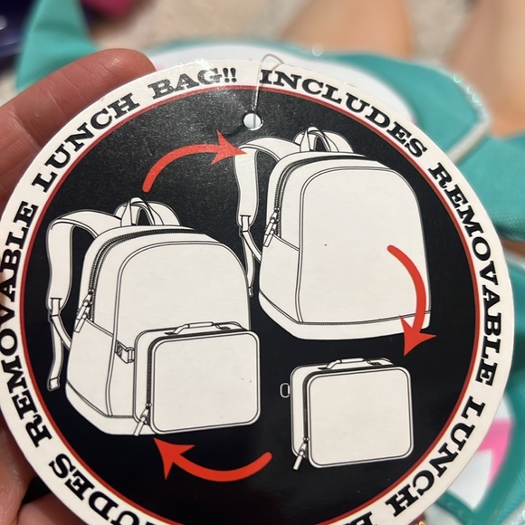 Backpack with lunch bag!❤️😍 - Picture 5 of 5